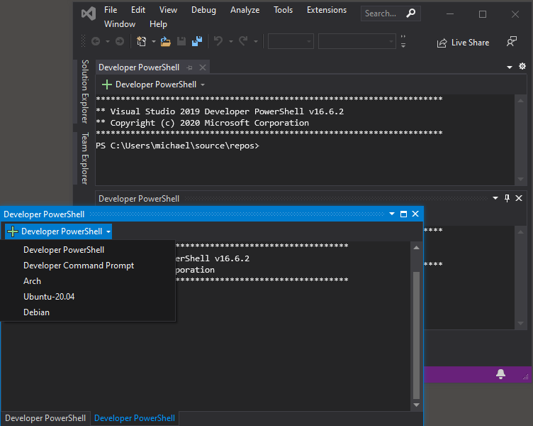 visual studio open in terminal visual studio open in terminal